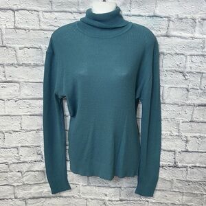 vintage ohrbachs turtle neck long sleeve shirt | size small